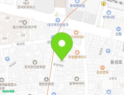 대구광역시 중구 중앙대로 456-3 (화전동) 지도