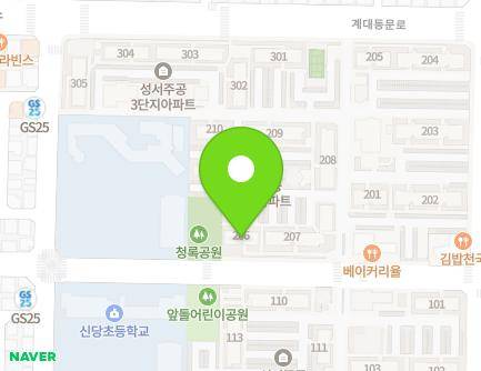 대구광역시 달서구 신당로 55 (신당동, 성서주공3단지아파트) 지도