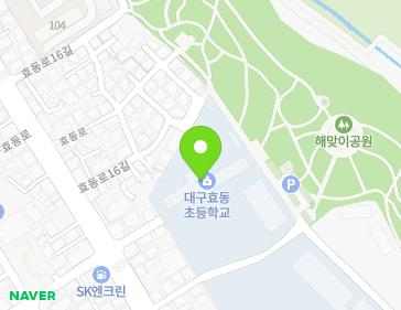 대구광역시 동구 효동로 78-7 (효목동) 지도