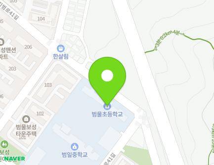 대구광역시 수성구 지범로41길 33 (범물동, 범물초등학교) 지도