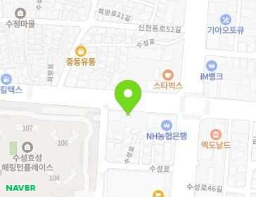 대구광역시 수성구 희망로 124 (중동) 지도