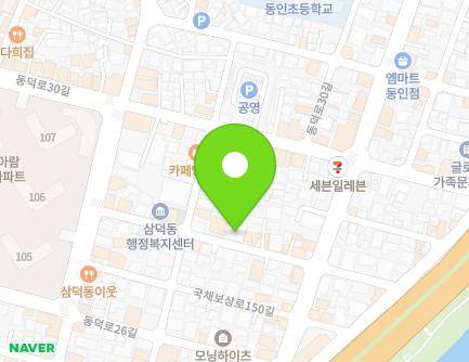 대구광역시 중구 국채보상로150길 76-30 (삼덕동3가, 진성하이츠) 지도