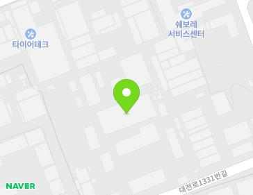 대전광역시 대덕구 대전로1331번길 190 (대화동, (주)디엔에프대화2공장) 지도