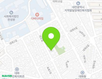 대전광역시 대덕구 대오길 90 (대화동, 두방빌라) 지도
