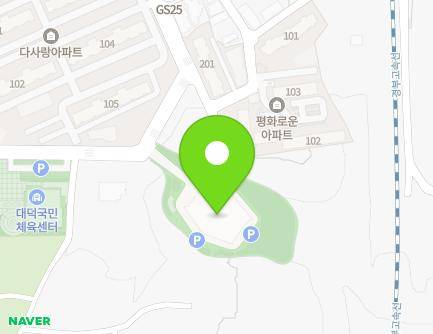 대전광역시 대덕구 대덕대로1486번길 85 (목상동, 대덕문화체육관) 지도