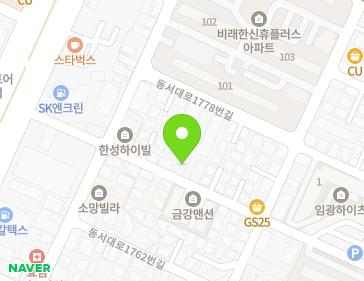 대전광역시 대덕구 동서대로1770번길 33 (비래동, 성민빌라) 지도