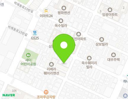 대전광역시 대덕구 비래서로25번길 23 (비래동, 오성빌라) 지도