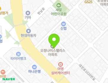 대전광역시 대덕구 대전로1032번길 13-13 (오정동, 나이스팰리스) 지도
