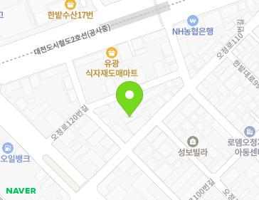 대전광역시 대덕구 오정로110번길 23 (오정동) 지도