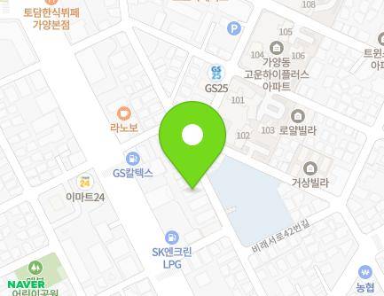 대전광역시 동구 우암로277번길 79 (가양동, 부성빌라) 지도