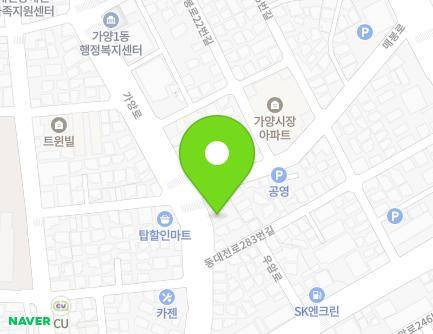 대전광역시 동구 가양로 100-1 (가양동) 지도