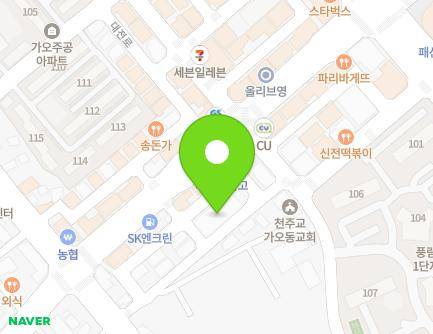 대전광역시 동구 은어송로 42-43 (가오동, 프라임타워) 지도