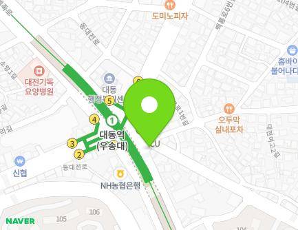 대전광역시 동구 계족로 지하176 (대동, 대동역) 지도