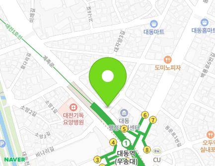 대전광역시 동구 계족로 184-1 (대동, 구두수선대) 지도