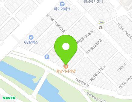 대전광역시 동구 대전천북로 72 (삼성동) 지도