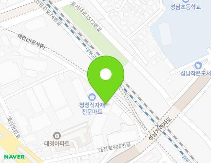 대전광역시 동구 대전로906번길 74 (삼성동, 알파물류) 지도