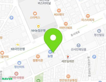 대전광역시 동구 동서대로 1688 (성남동) 지도