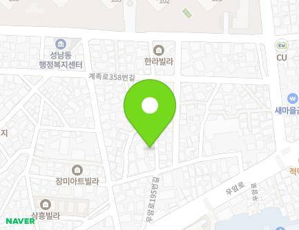 대전광역시 동구 우암로195번길 23 (성남동, 윤송희경기민요개인지도) 지도