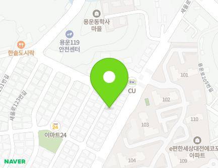 대전광역시 동구 새울로123번길 8-18 (용운동, 산호재) 지도