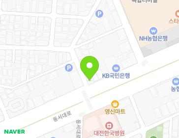 대전광역시 동구 동서대로 1671 (용전동) 지도