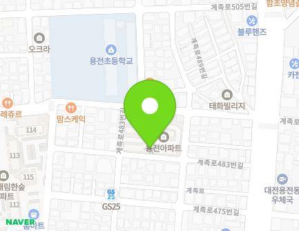 대전광역시 동구 계족로 485-35 (용전동, 용전서민아파트) 지도