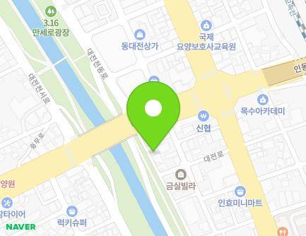 대전광역시 동구 대전천동로 434 (인동) 지도