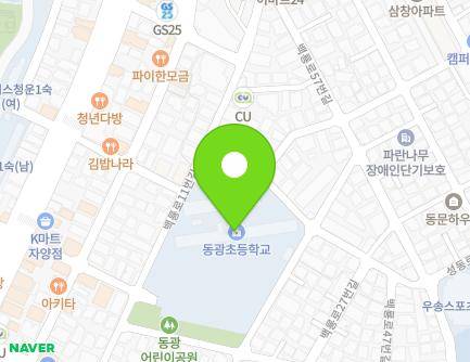 대전광역시 동구 백룡로11번길 20 (자양동, 대전동광초등학교) 지도