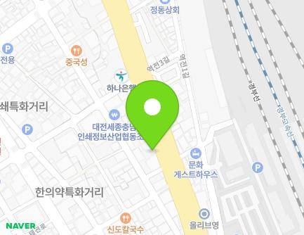 대전광역시 동구 대전로 829-1 (정동) 지도