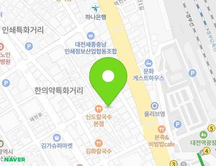 대전광역시 동구 대전로825번길 7 (정동) 지도
