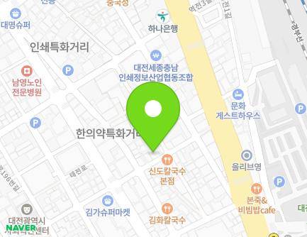 대전광역시 동구 대전로825번길 14 (정동) 지도