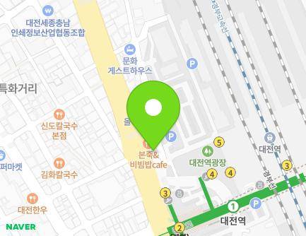 대전광역시 동구 대전로 814 (정동) 지도