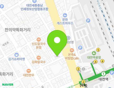대전광역시 동구 대전로813번길 4 (정동) 지도
