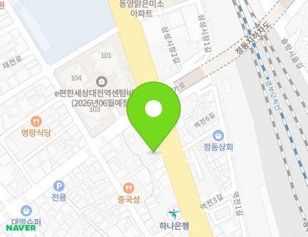 대전광역시 동구 대전로 849-4 (정동) 지도