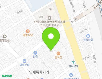 대전광역시 동구 대전로815번길 71 (정동, 삼성스크린) 지도