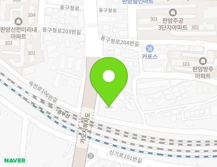 대전광역시 동구 옥천로106번길 115 (판암동) 지도
