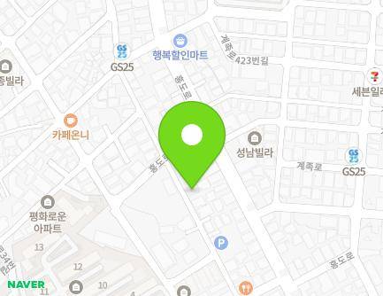 대전광역시 동구 한남로7번길 65 (홍도동) 지도