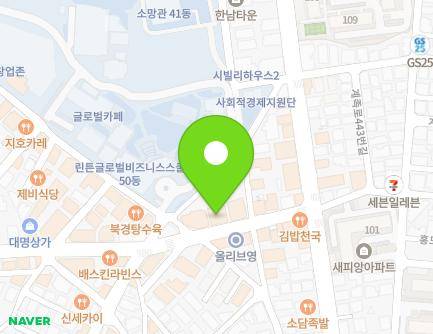 대전광역시 동구 한남로 10 (홍도동) 지도
