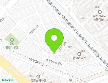 대전광역시 동구 옛신탄진로 37 (홍도동, 태자수선) 지도