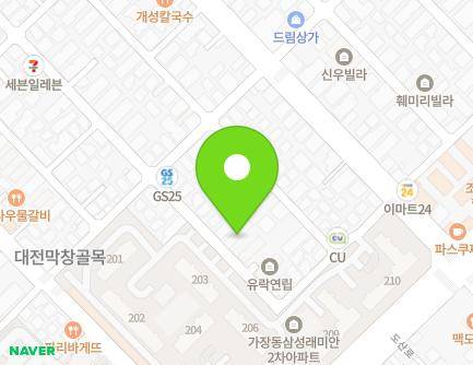 대전광역시 서구 도솔로328번길 71 (가장동, 대원주택) 지도