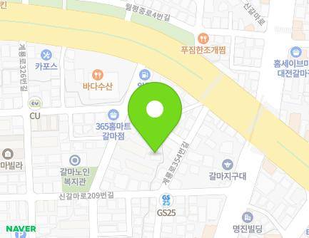 대전광역시 서구 계룡로354번길 20 (갈마동, 별나라어린이집) 지도