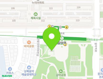 대전광역시 서구 한밭대로 664 (갈마동, 월평도서관) 지도