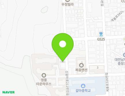 대전광역시 서구 신갈마로211번안길 100 (갈마동, 한미빌리지) 지도