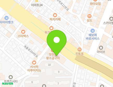 대전광역시 서구 계룡로 398 (갈마동, 해상수산) 지도