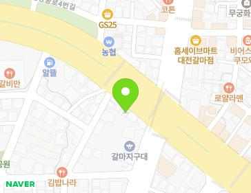 대전광역시 서구 계룡로 358 (갈마동) 지도