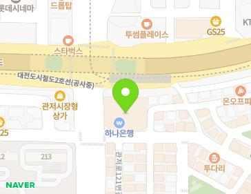 대전광역시 서구 관저중로 98 (관저동, 리틀파워존) 지도