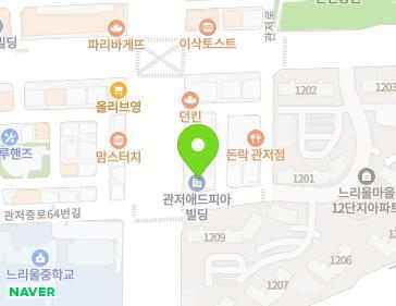 대전광역시 서구 관저동로 66 (관저동, 애드피아빌딩) 지도