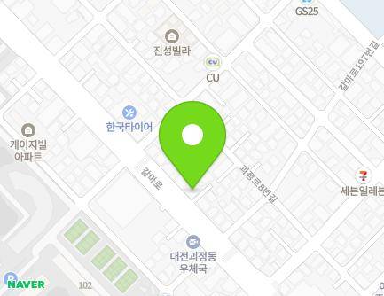 대전광역시 서구 갈마로 191 (괴정동, 해뜰날) 지도