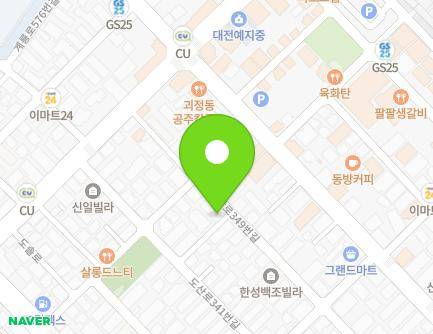 대전광역시 서구 도산로349번길 59 (괴정동, 황제빌라) 지도