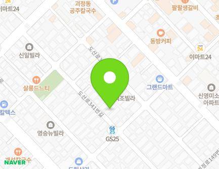 대전광역시 서구 도산로341번길 56 (괴정동, 희망빌라) 지도