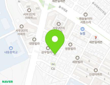 대전광역시 서구 배재로 266-13 (내동) 지도